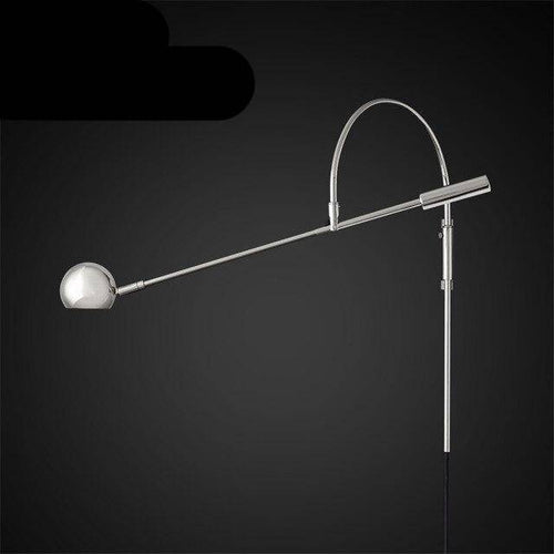 LED-Wandleuchte in Gold mit geschwungener Metallstange Shake - vue 8 sur 7