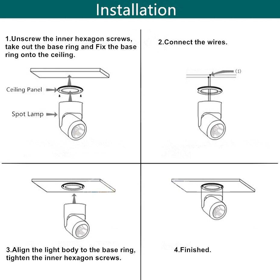 Spots LED orientale de couleur Surface - vue 9 sur 10