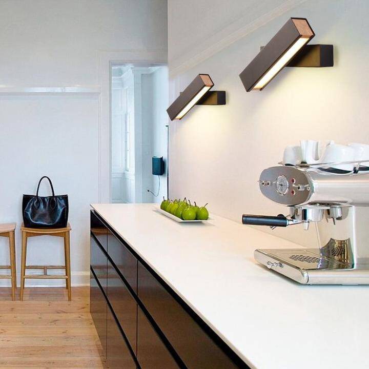 Applique murale design LED rectangles en aluminium ajustable Square - vue 5 sur 6
