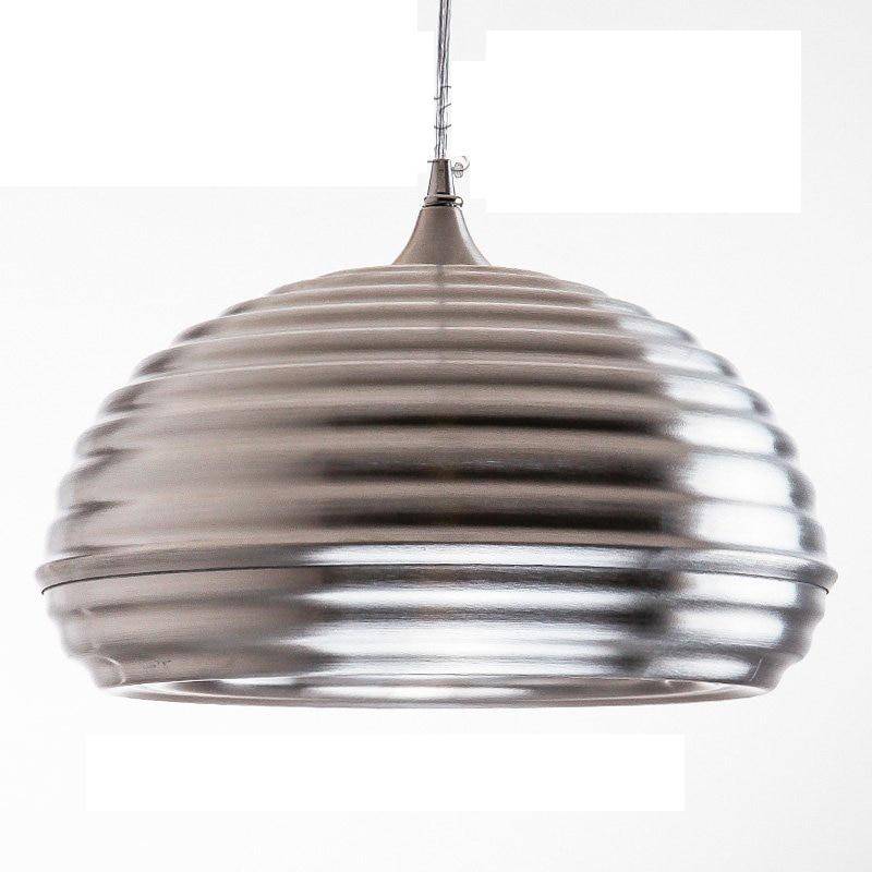 Suspension design chromée en aluminium à LED - vue 5 sur 4