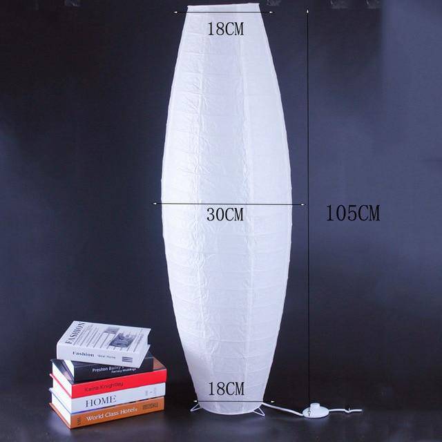 Lampadaire LED ovale en papier Woven