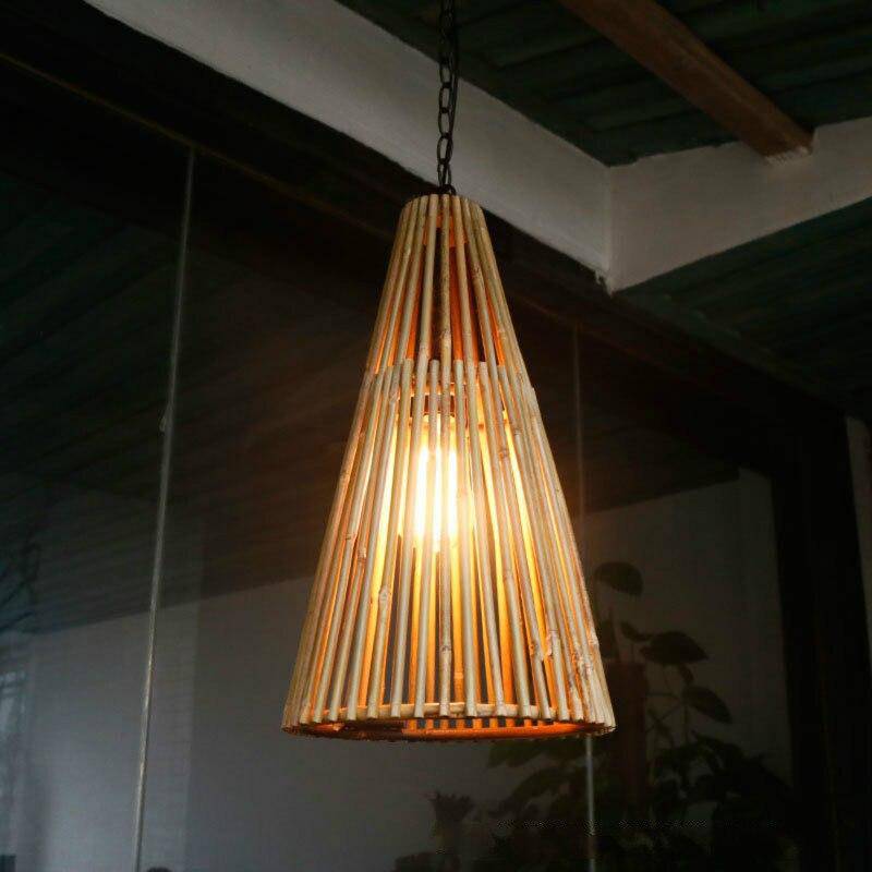 Suspension conique en bambou Asia - vue 5 sur 5