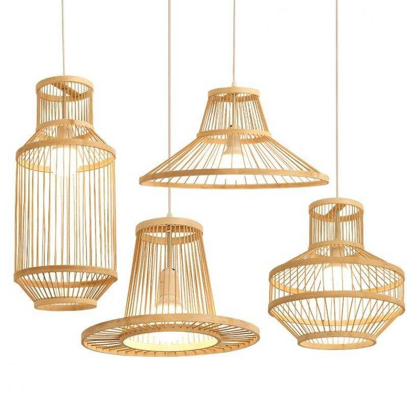 Suspension cage en bambou Geometric C - vue 5 sur 5