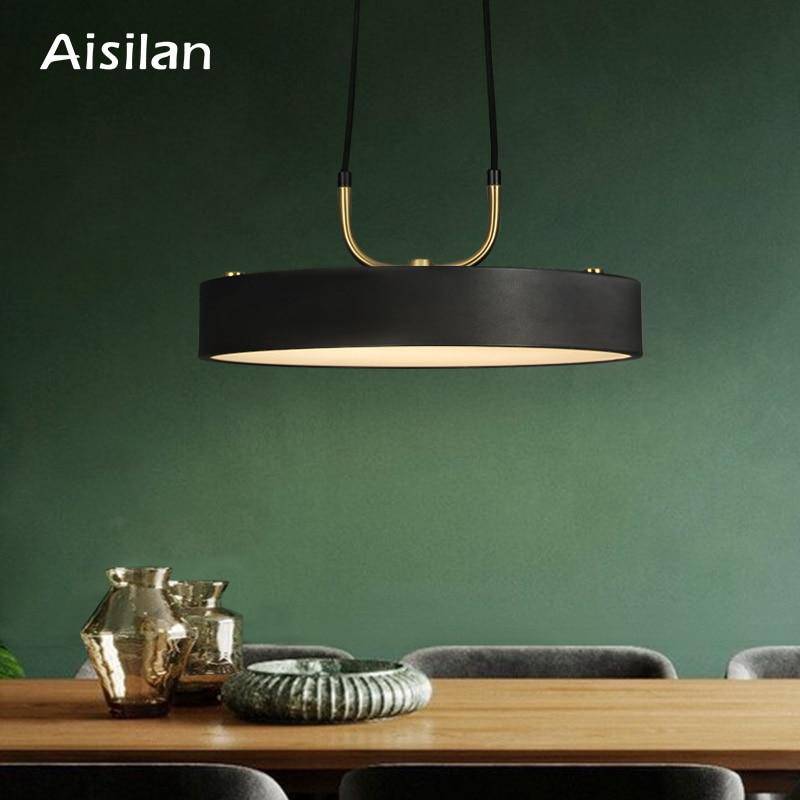Suspension design à LED cylindrique moderne - vue 3 sur 4