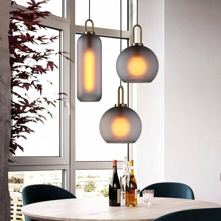 Suspension design en verre de plusieurs formes Loft - vue 8 sur 18