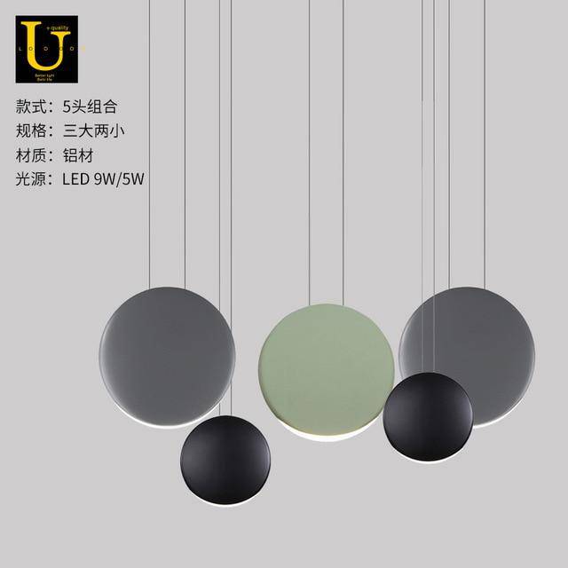 Suspension design ronde en aluminium LED - vue 20 sur 20