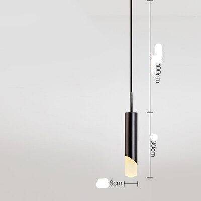 LED-Design-Pendelleuchte mit Zylinder aus Metall im Luxury-Stil - vue 8 sur 10