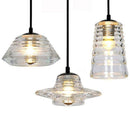 Suspension design LED avec abat-jour arrondi en verre Sola