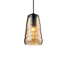 Suspension design LED avec abat-jour arrondi en verre Sola