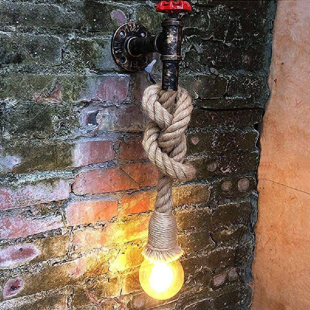 Applique murale industrielle LED avec cordage Wall - vue 3 sur 6