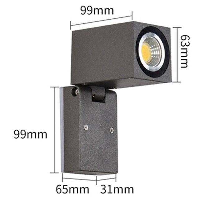Applique murale avec spot cubique orientable Simple - vue 7 sur 6
