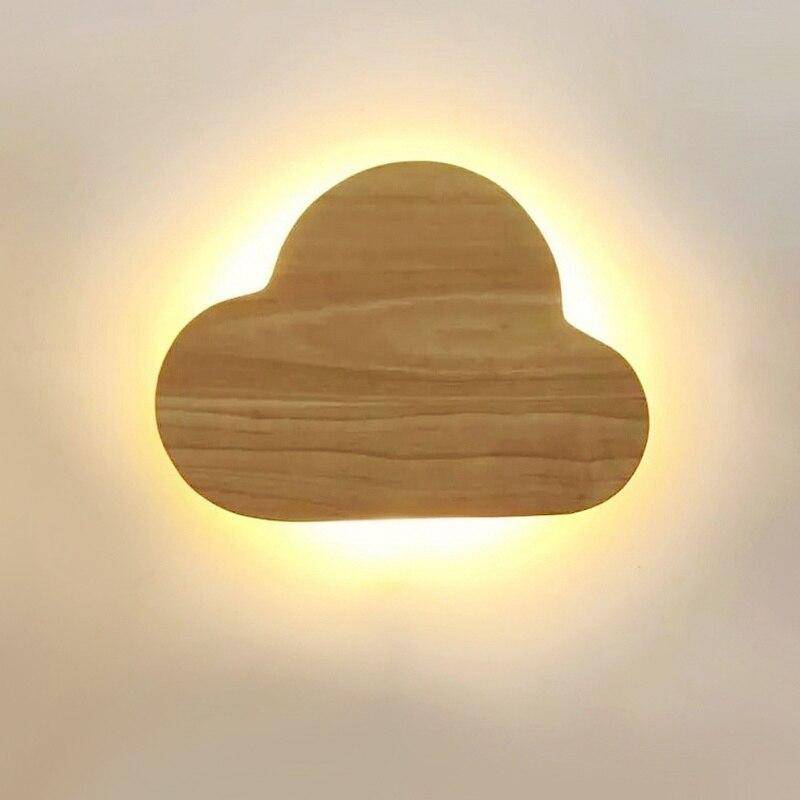 Applique murale en bois en forme de nuage Cloud - vue 3 sur 6