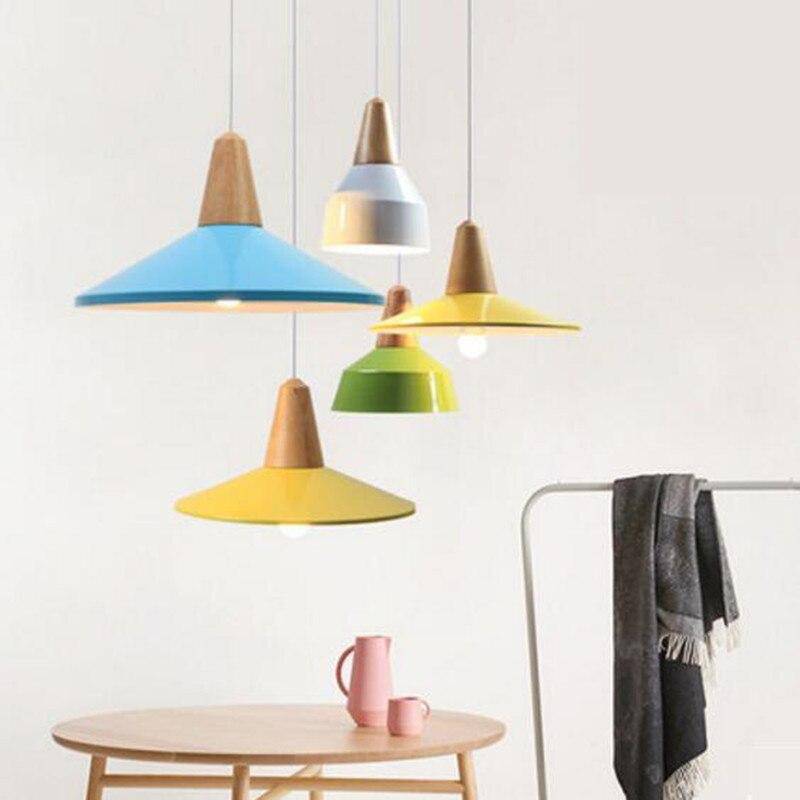 Suspension LED conique colorée de plusieurs formes Art - vue 3 sur 15