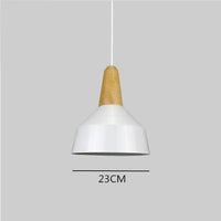 Suspension LED conique colorée de plusieurs formes Art