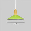 Suspension LED conique colorée de plusieurs formes Art