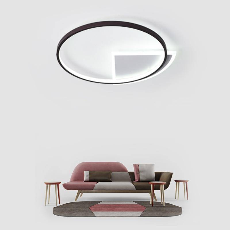 Plafonnier LED moderne rond Study - vue 4 sur 8