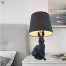 Lampe de chevet LED en forme de lapin avec abat-jour