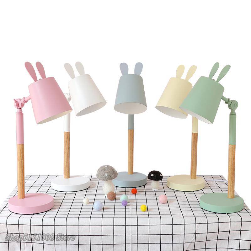 Lampe de bureau ou chevet colorée à oreilles de lapin Rabbit - vue 3 sur 9