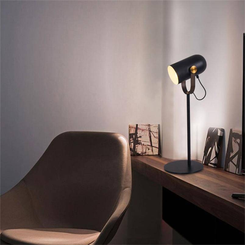 Lampe de bureau ou chevet en métal design ajustable European - vue 4 sur 6
