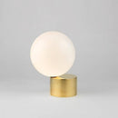 Lampe de chevet doré avec boule en verre Nordic