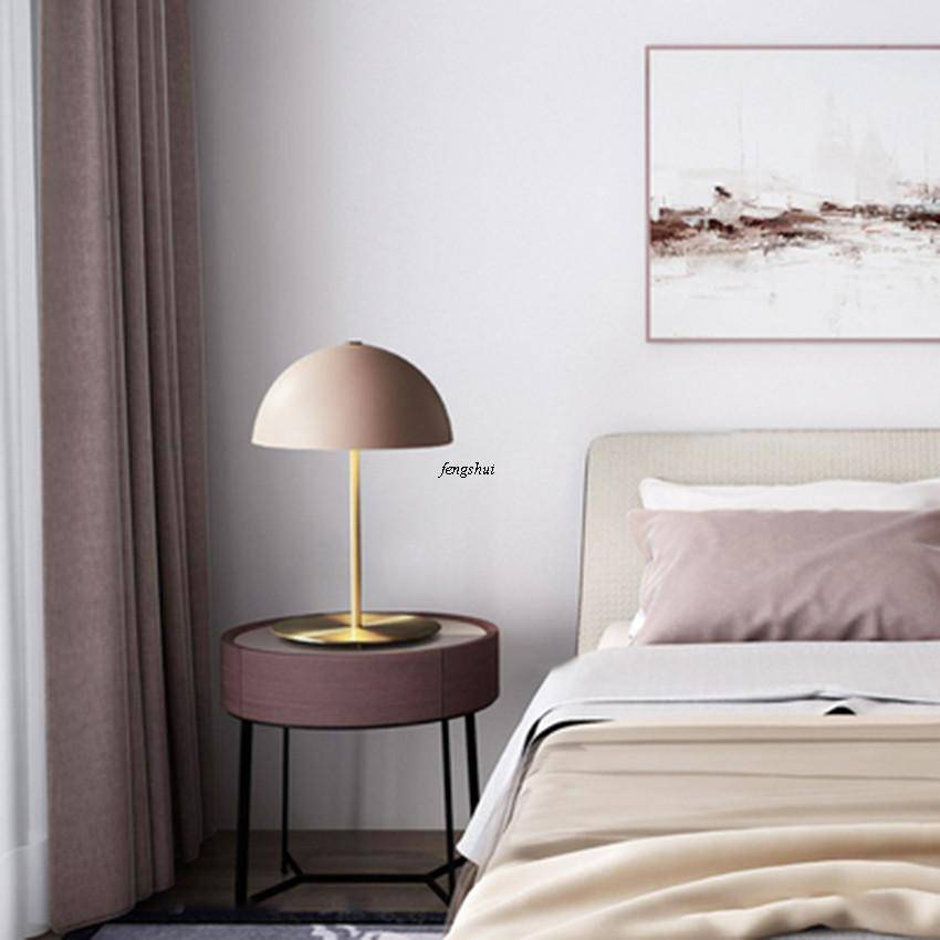 Lampe de chevet design doré à LED Modern - vue 3 sur 8