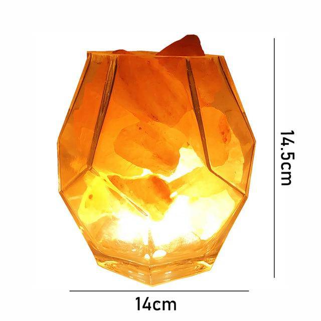 Lampe à poser LED avec des pierres de sel Himalaya - vue 6 sur 6