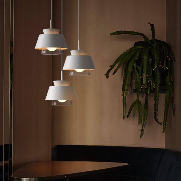 Suspension design retro en métal et verre Pinecone - vue 6 sur 10