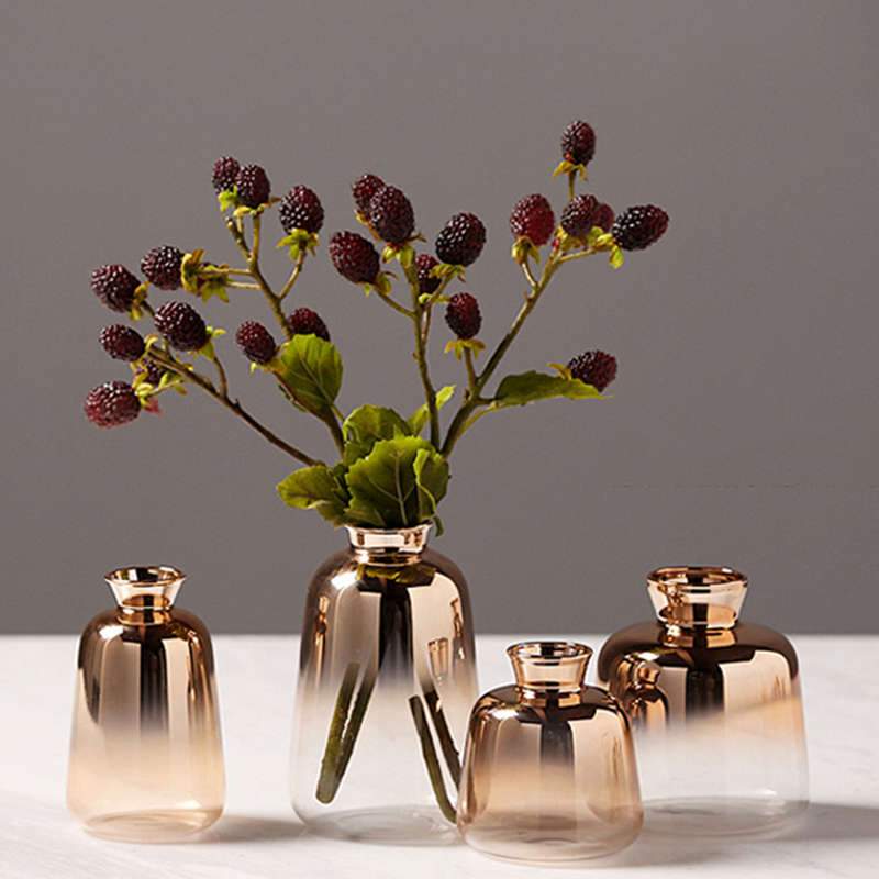 Vase design en verre effet Bootle Déco
