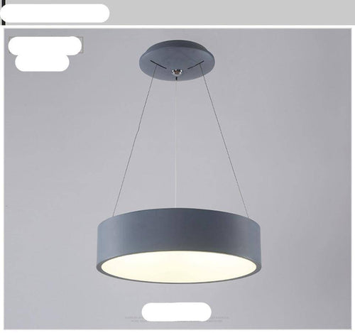 Lustre design anneau en aluminium à LED Pendant