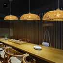 Suspension en bambou design Wicker