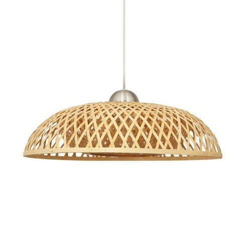 Suspension en bambou design Wicker