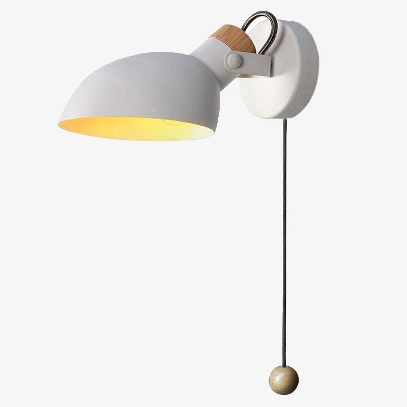 Applique design à LED coloré avec abat-jour orientable et interrupteur