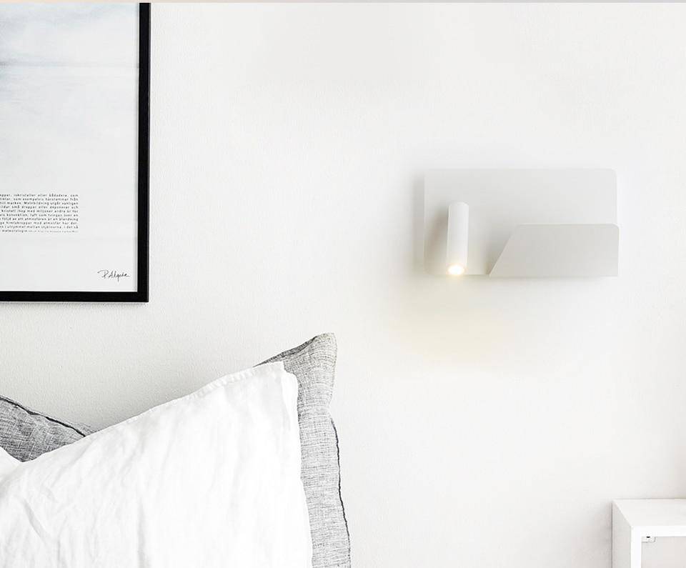 Applique à spot LED ajustable avec support livre - vue 7 sur 7