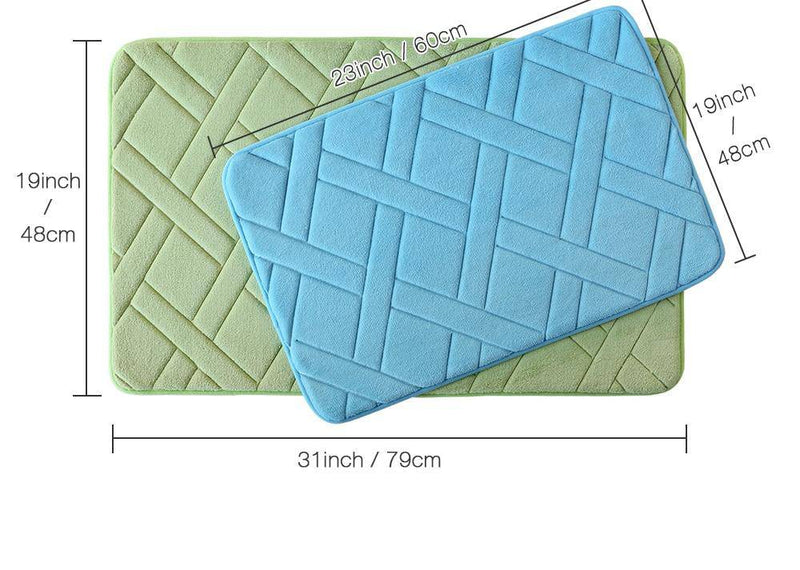 Tapis de bain rectangle coloré haute qualité Bath