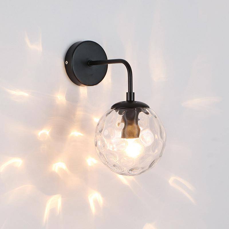 Applique murale à LED avec boule en verre Wall