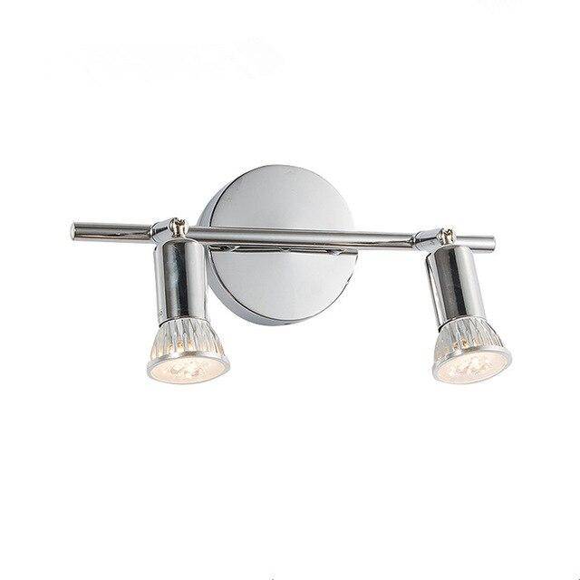 Plafonnier chromé barres à spots LED Spotlight - vue 7 sur 7