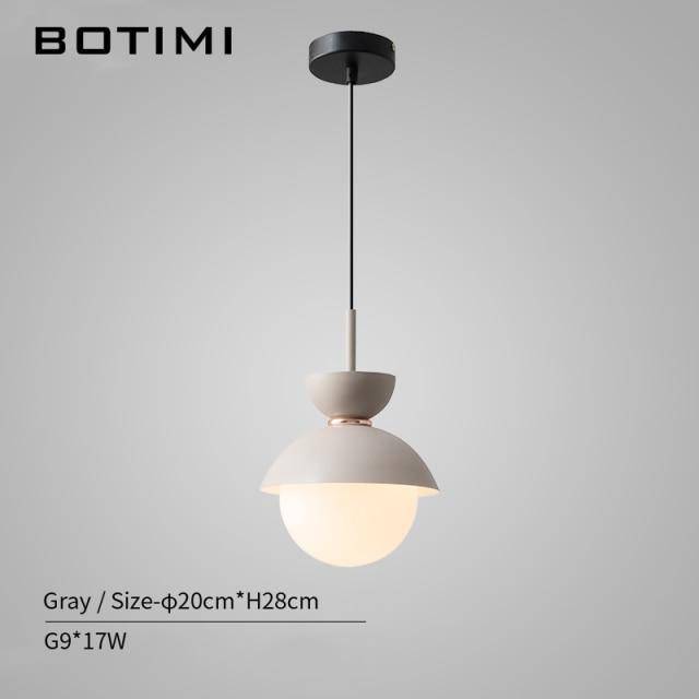 Suspension design à LED en verre et métal coloré Hang - vue 14 sur 14