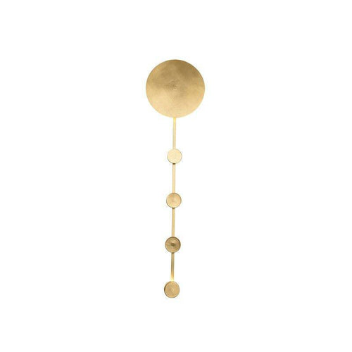 LED-Design-Wandleuchte Gold mit Scheibe im Shining-Stil - vue 5 sur 5