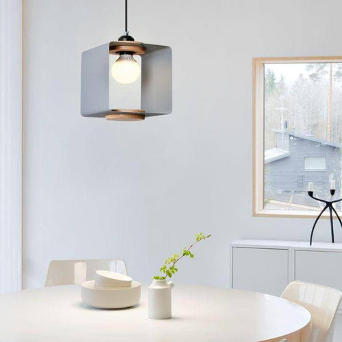 Suspension design cube ouvert de couleur Hand