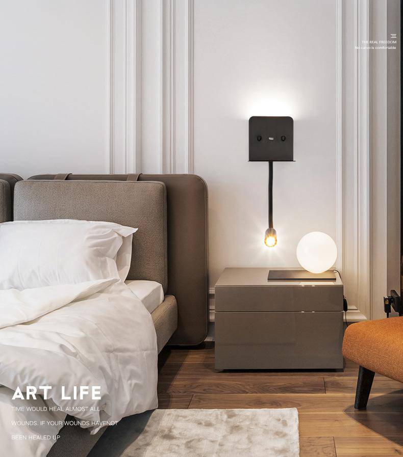 Liseuse à LED avec spot orientable - vue 7 sur 8