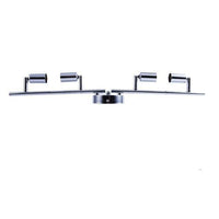 Plafonnier à spots LEDs ajustable chromé Home