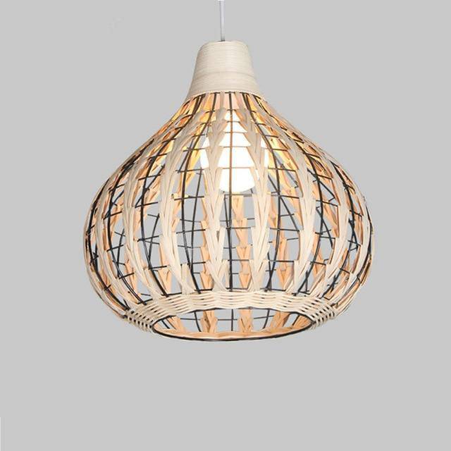 Suspension en bambou marron foncé Rattan - vue 3 sur 5