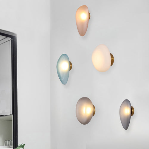 Applique murale design LED en forme de pierre colorée Manar - vue 8 sur 22