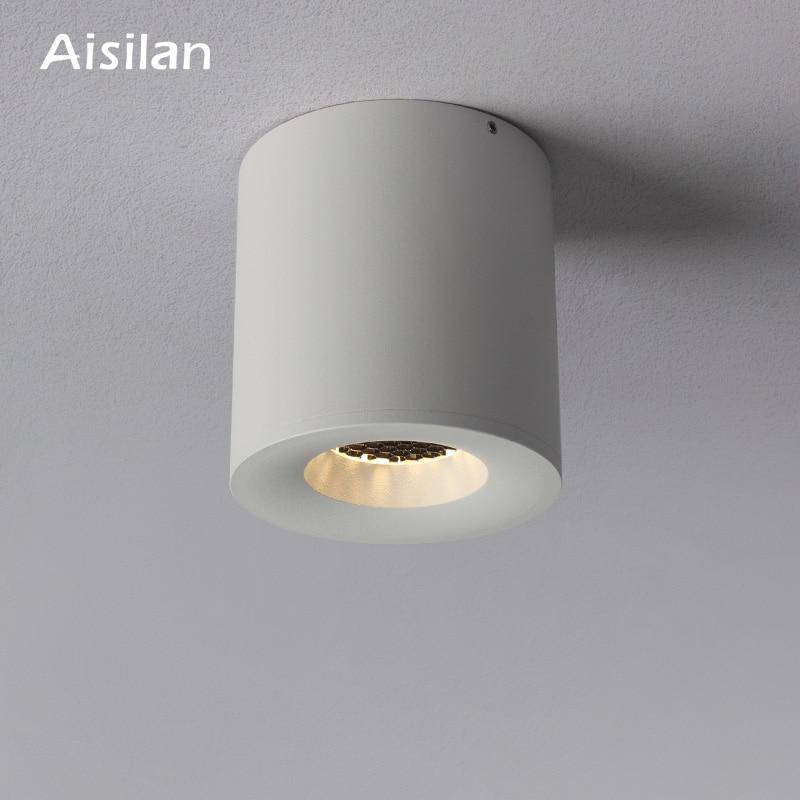 Design-Spot LED-Zylinder aus Metall im Loft-Stil - vue 4 sur 6
