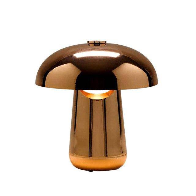 Lampe à poser design à LED en métal style mushroom - vue 11 sur 16