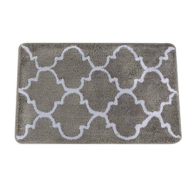 Tapis de bain rectangle coloré à motifs Finel - vue 3 sur 7