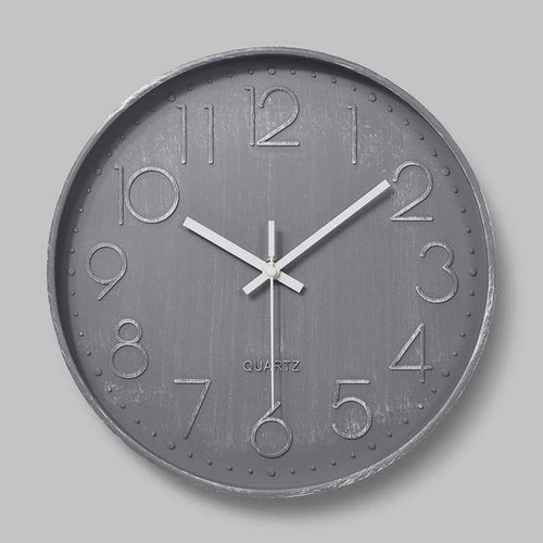 Horloge murale moderne ronde colorée 30cm