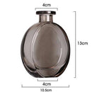 Vase en verre cristal coloré style parfumerie