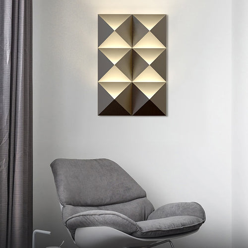 Applique murale moderne design en forme d'enveloppe Wally - vue 3 sur 5