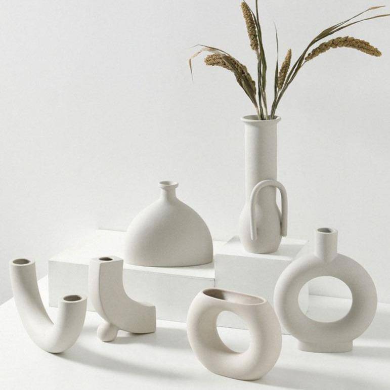 Vase moderne en céramique japonaise style Zen - vue 2 sur 16